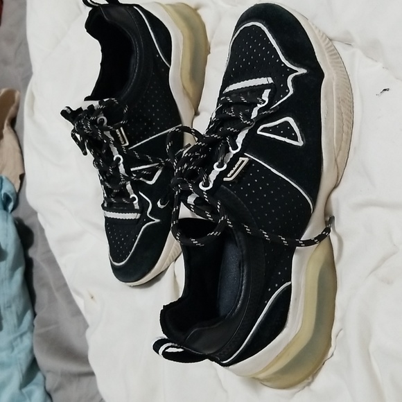 Coach sneakers sz 9. Black and white - Picture 5 of 5
